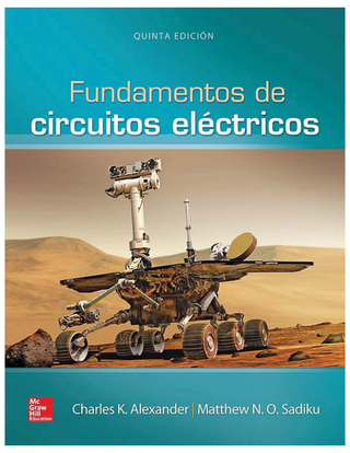 Portada de Fundamentos de circuitos eléctricos