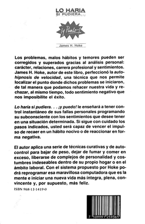 Portada de Lo haría si pudiera... ¡Y puedo!