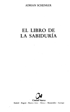 Portada de El libro de la sabiduría